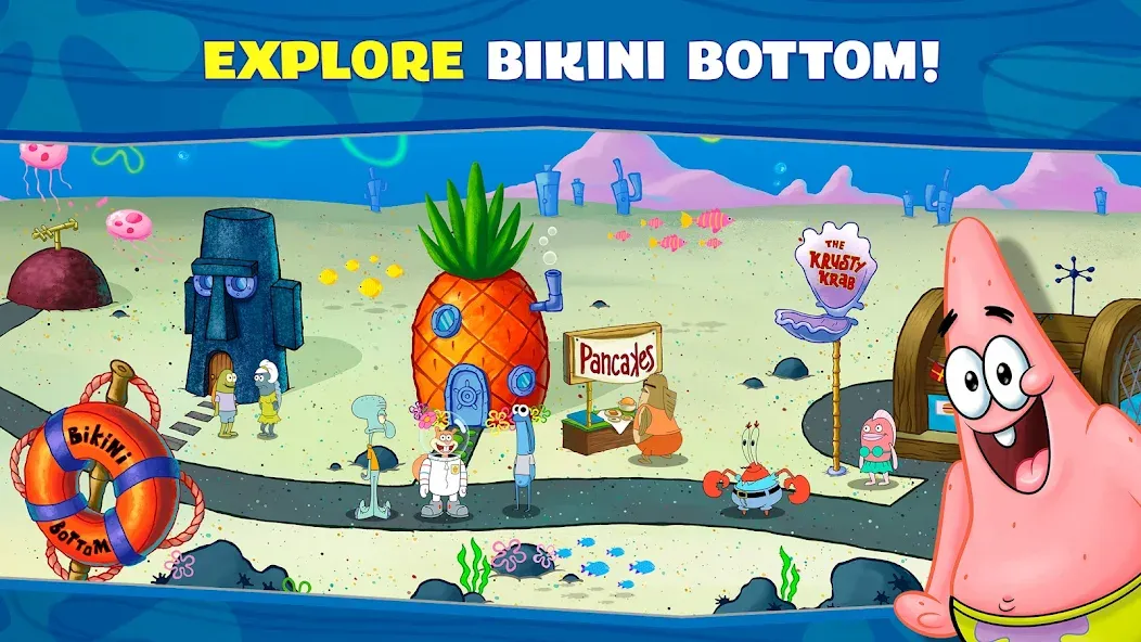 Скачать SpongeBob: Krusty Cook-Off на Android — Безлимитные деньги и ресурсы — скриншот 4