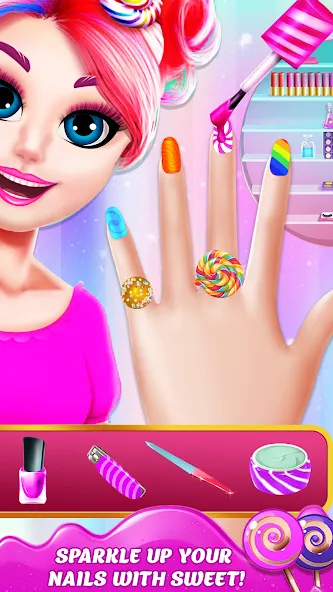 Скачать DIY Candy Makeup-Beauty Salon MOD APK — Безлимитные монеты и всё открыто — скриншот 3