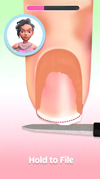 Скачать Nail Salon 3D на Андроид — Безлимитные деньги и все скины — скриншот 1 Скачать Nail Salon 3D на Андроид — Безлимитные деньги и все скины — скриншот 1