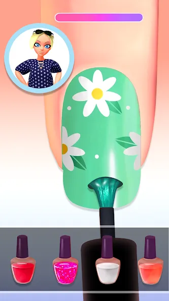 Скачать Nail Salon 3D на Андроид — Безлимитные деньги и все скины — скриншот 4 Скачать Nail Salon 3D на Андроид — Безлимитные деньги и все скины — скриншот 4