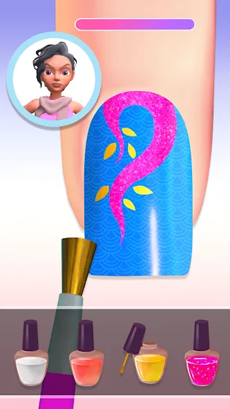 Скачать Nail Salon 3D на Андроид — Безлимитные деньги и все скины — скриншот 5 Скачать Nail Salon 3D на Андроид — Безлимитные деньги и все скины — скриншот 5