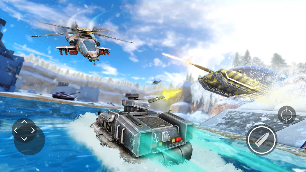 Massive Warfare: Tanks PvP War — Взломанная версия (Безлимитные деньги и усиленная техника) — скриншот 4