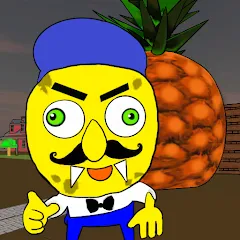 Neighbor Sponge. Scary Secret (Мод Страшные секреты и все уровни)
