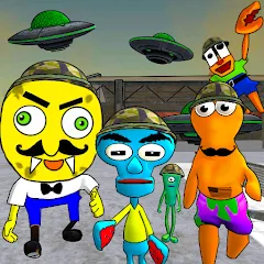 Sponge Area 51. Neighbor Alien MOD APK — Безлимитные патроны и ускоренный бег