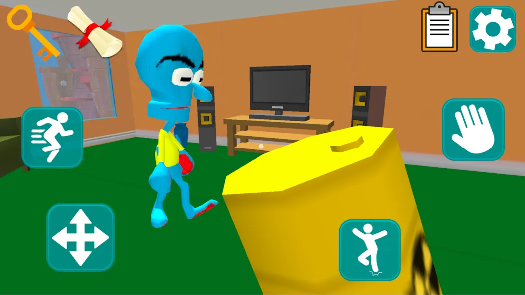 Скачать Squid Neighbor. Sponge Escape — Последняя версия (Безлимитные монеты и все уровни открыты) — скриншот 3