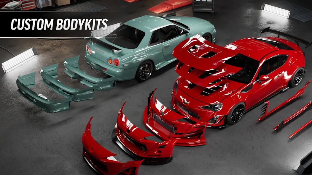Скачать Drift Max Pro Car Racing Game на телефон — Безлимитные деньги и все машины открыты — скриншот 2