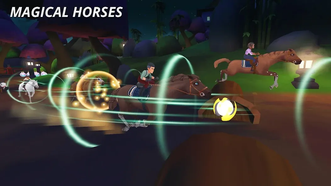 Скачать Wildshade: Fantasy Horse Races на Андроид — Безлимитные деньги и ускорение лошадей — скриншот 4