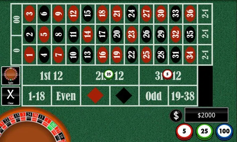 Roulette+ — Взломанная версия (Безлимитные фишки и автоспин) — скриншот 1