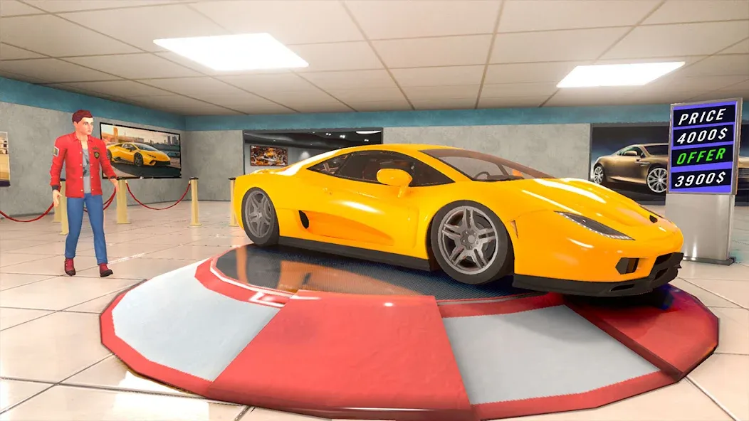 Скачать Car Dealer Tycoon Auto Shop 3D (Мод: Безлимитные деньги и все машины открыты) на Андроид — скриншот 3