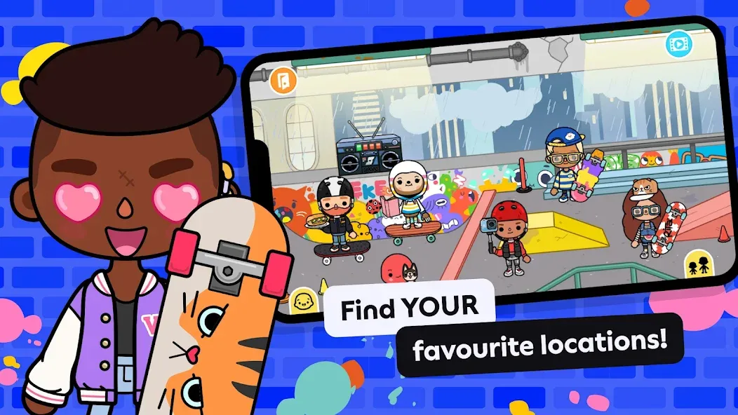 Toca Boca World на Андроид — Открыты все локации и персонажи — скриншот 3