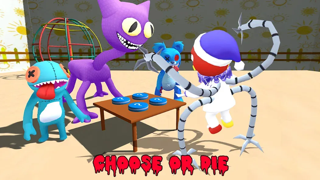 Hide N Seek: Find The Monster MOD APK на Android — Открыты все уровни и скины — скриншот 2