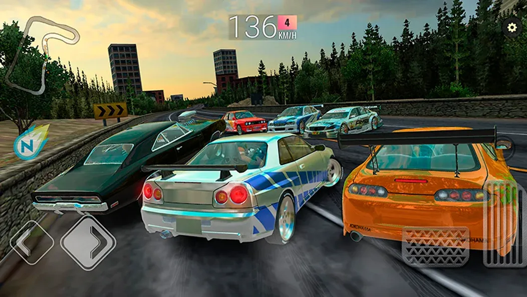 Racing in Car - Multiplayer MOD APK — Безлимитные деньги и все машины открыты — скриншот 5 Racing in Car - Multiplayer MOD APK — Безлимитные деньги и все машины открыты — скриншот 5