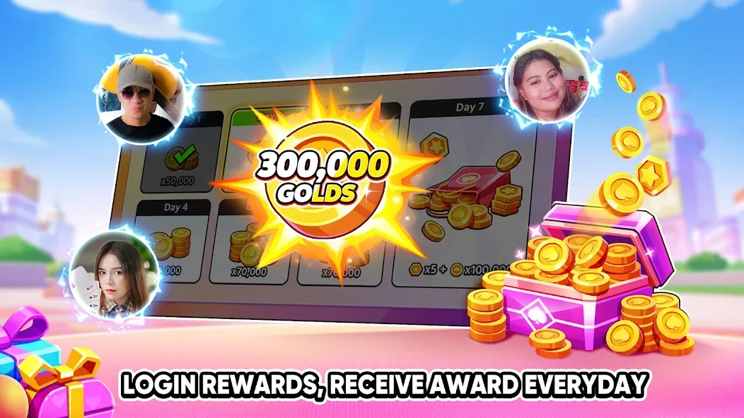 Скачать Tongits Go - Mines Slots Pusoy с модом — Безлимитные монеты и разблокированы все игры — скриншот 5 Скачать Tongits Go - Mines Slots Pusoy с модом — Безлимитные монеты и разблокированы все игры — скриншот 5
