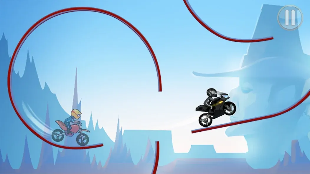 Взломанная Bike Race：Motorcycle Games на Андроид — Безлимитные деньги и все байки — скриншот 1