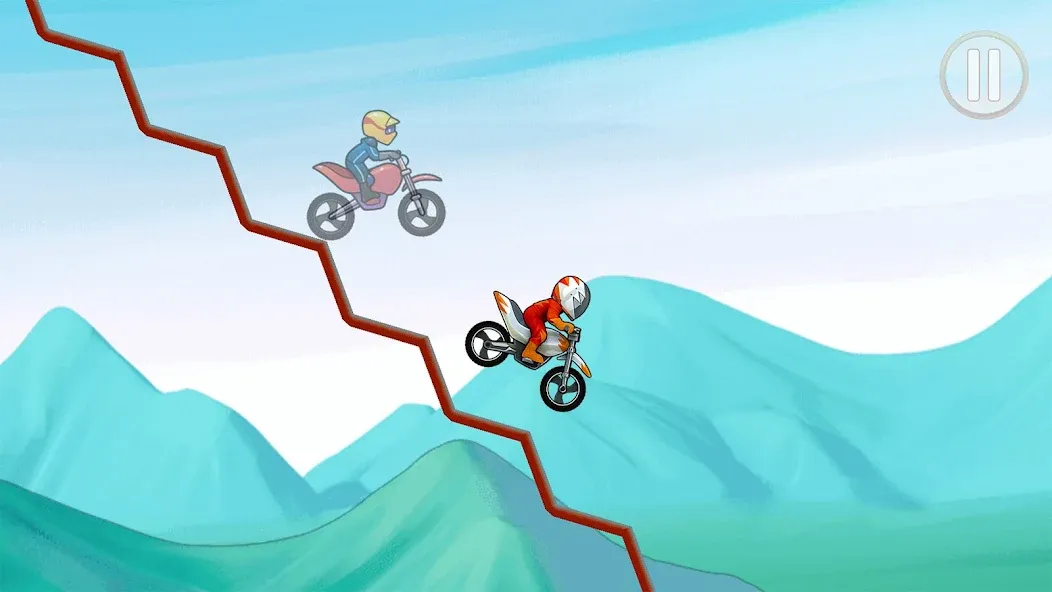 Взломанная Bike Race：Motorcycle Games на Андроид — Безлимитные деньги и все байки — скриншот 4