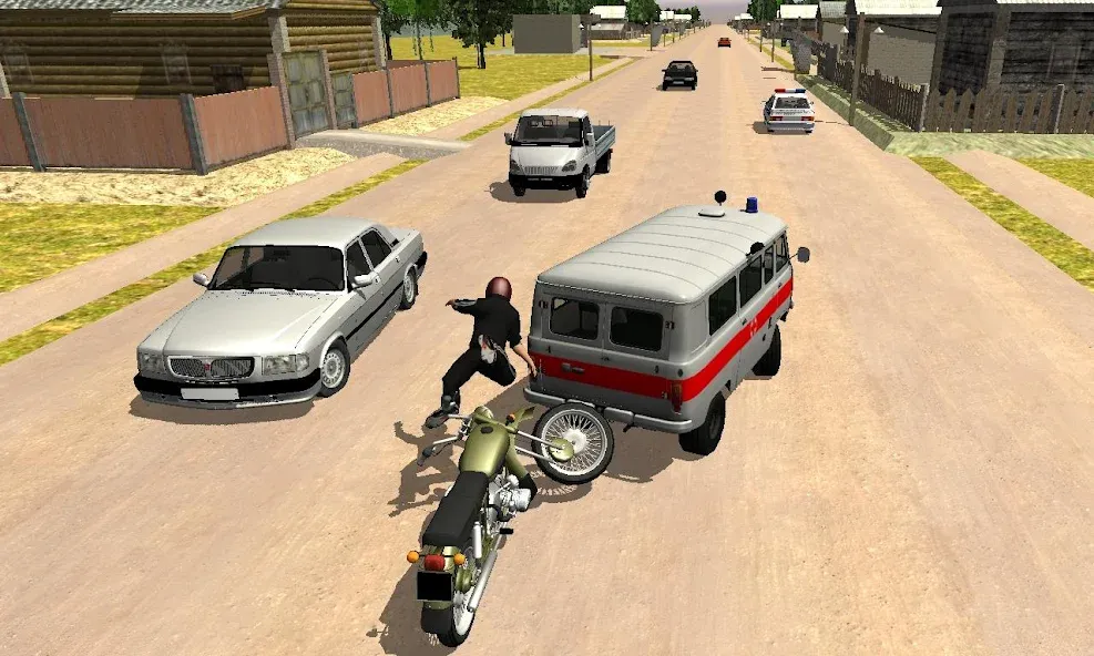 Russian Moto Traffic Rider 3D Mod APK Безлимитные деньги и все мотоциклы открыты — Скачать на Андроид — скриншот 4 Russian Moto Traffic Rider 3D Mod APK Безлимитные деньги и все мотоциклы открыты — Скачать на Андроид — скриншот 4