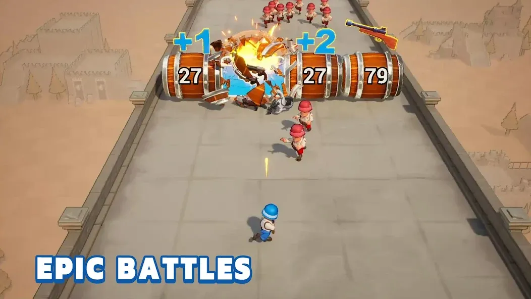 Скачать Top War: Battle Game с модом — Безлимитные ресурсы и ускоренное строительство — скриншот 4