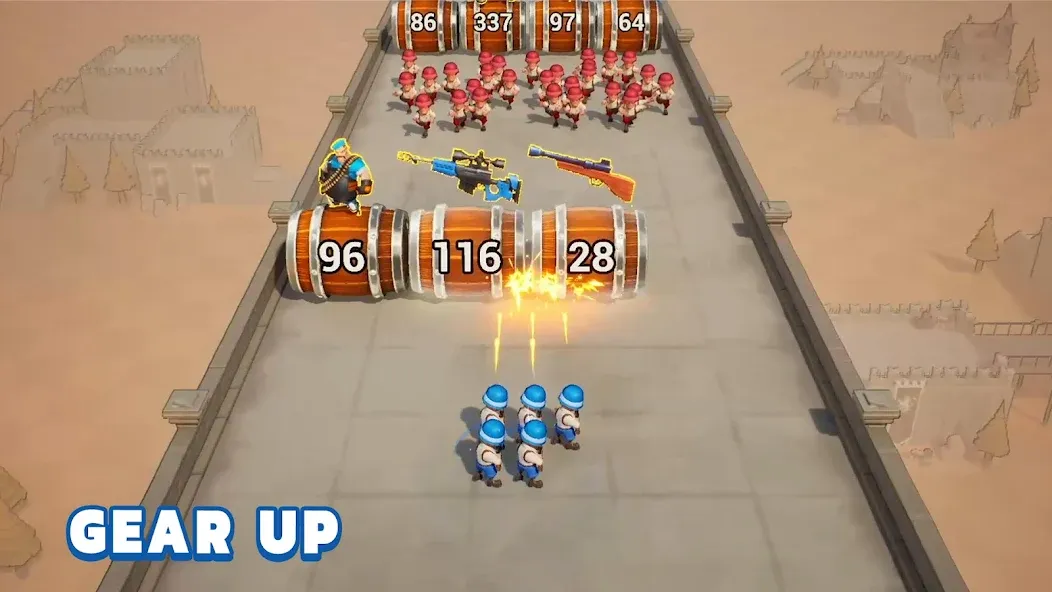 Скачать Top War: Battle Game с модом — Безлимитные ресурсы и ускоренное строительство — скриншот 5