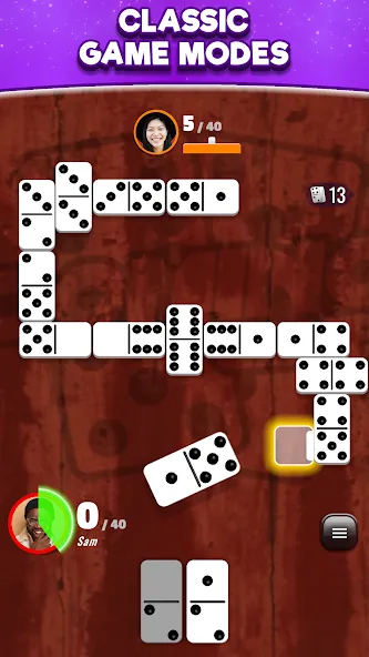 Domino Club: 1v1 Online Game — Мод: Безлимитные монеты и открытые режимы — скриншот 3