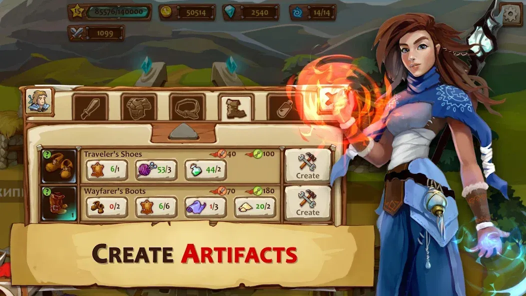 Braveland Heroes — Безлимитные ресурсы и мощные герои — скриншот 3 Braveland Heroes — Безлимитные ресурсы и мощные герои — скриншот 3