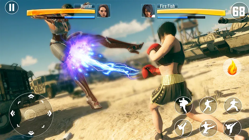 Взломанная Kung Fu Fighting Karate Games на Андроид — Безлимитные деньги и энергия — скриншот 3 Взломанная Kung Fu Fighting Karate Games на Андроид — Безлимитные деньги и энергия — скриншот 3