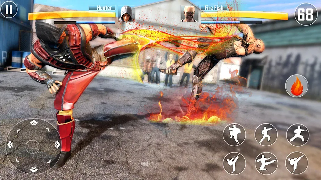 Взломанная Kung Fu Fighting Karate Games на Андроид — Безлимитные деньги и энергия — скриншот 5 Взломанная Kung Fu Fighting Karate Games на Андроид — Безлимитные деньги и энергия — скриншот 5