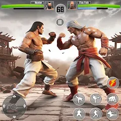Взломанная Kung Fu Fighting Karate Games на Андроид — Безлимитные деньги и энергия