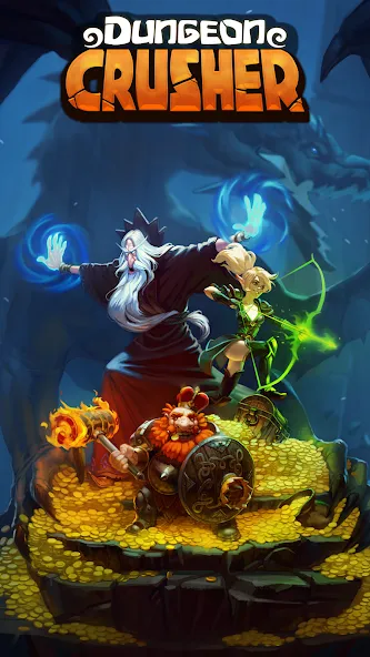 Скачать Dungeon Crusher: Soul Hunters — Модификация Безлимитные деньги и усиленные герои — скриншот 1