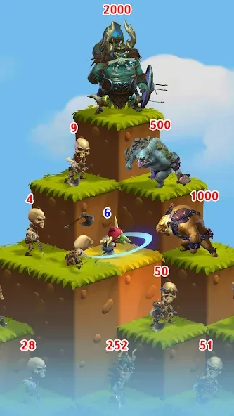 Скачать Dungeon Crusher: Soul Hunters — Модификация Безлимитные деньги и усиленные герои — скриншот 3