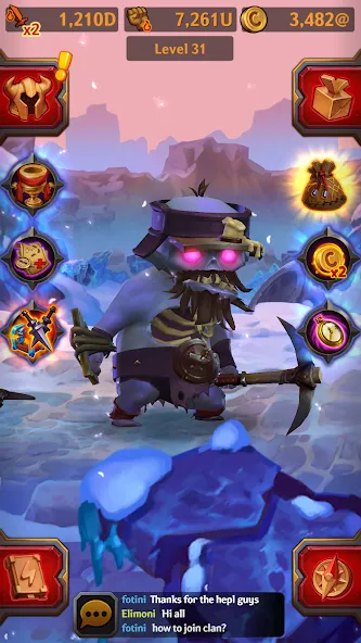 Скачать Dungeon Crusher: Soul Hunters — Модификация Безлимитные деньги и усиленные герои — скриншот 5