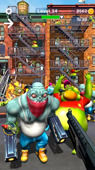 Взлом Tower Gunner: Zombie Shooter — Много денег и патронов — скриншот 1