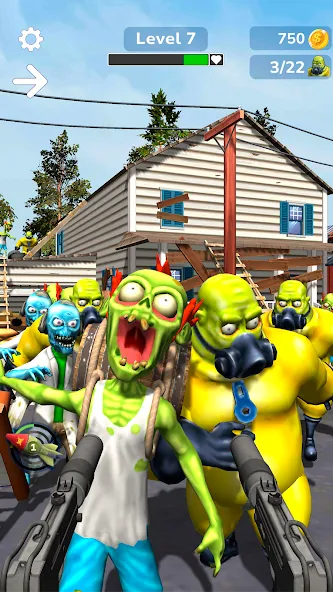 Взлом Tower Gunner: Zombie Shooter — Много денег и патронов — скриншот 2