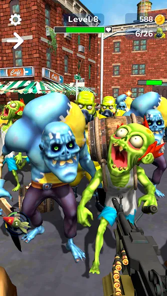 Взлом Tower Gunner: Zombie Shooter — Много денег и патронов — скриншот 3