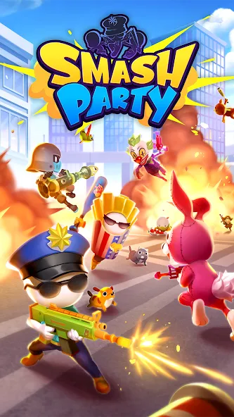 Скачать Smash Party - Hero Action Game (Мод: Безлимитные монеты и усиленная атака) на Андроид — скриншот 1