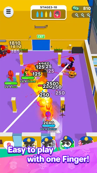 Скачать Smash Party - Hero Action Game (Мод: Безлимитные монеты и усиленная атака) на Андроид — скриншот 3