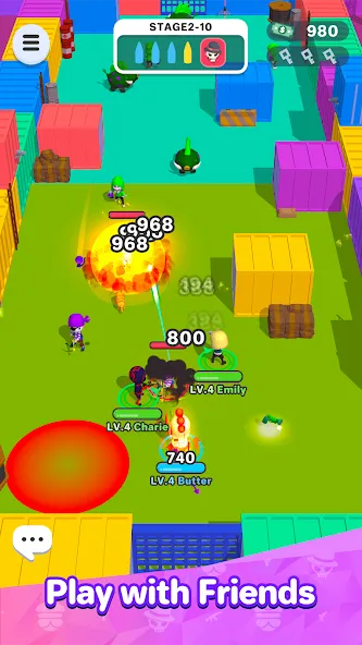 Скачать Smash Party - Hero Action Game (Мод: Безлимитные монеты и усиленная атака) на Андроид — скриншот 4