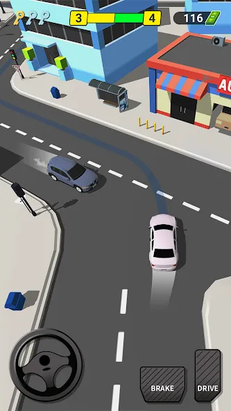 Скачать Pick Me Up 3D: Taxi Game — Безлимитные деньги и топливо — скриншот 3
