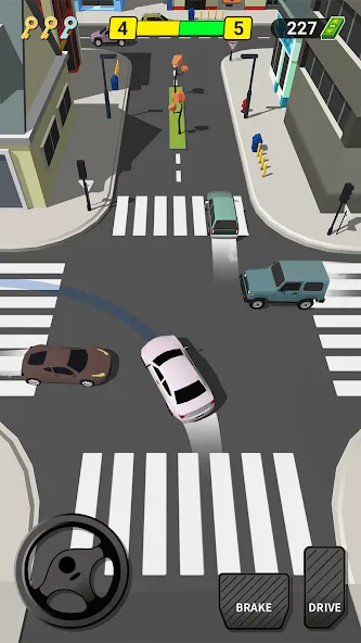 Скачать Pick Me Up 3D: Taxi Game — Безлимитные деньги и топливо — скриншот 4