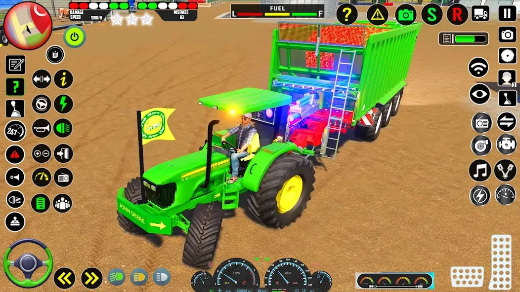 Скачать Tractor Farming Games 2023 — Модификация Безлимитные деньги и топливо — скриншот 2 Скачать Tractor Farming Games 2023 — Модификация Безлимитные деньги и топливо — скриншот 2