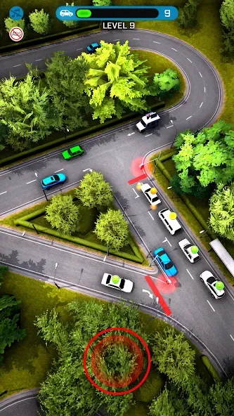 Взломанная Crazy Traffic Control на Андроид — Много денег и все уровни — скриншот 1