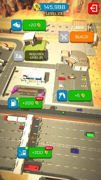 Взломанная Crazy Traffic Control на Андроид — Много денег и все уровни — скриншот 3