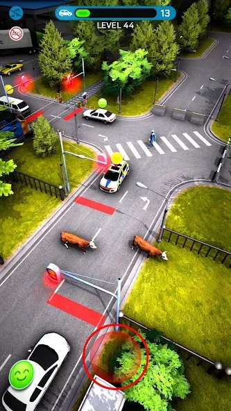 Взломанная Crazy Traffic Control на Андроид — Много денег и все уровни — скриншот 4