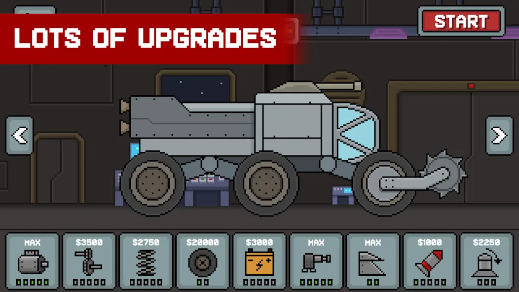 Скачать Death Rover: Space Zombie Race на Андроид — Безлимитные деньги и топливо — скриншот 1