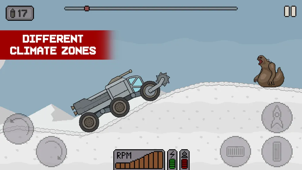 Скачать Death Rover: Space Zombie Race на Андроид — Безлимитные деньги и топливо — скриншот 3