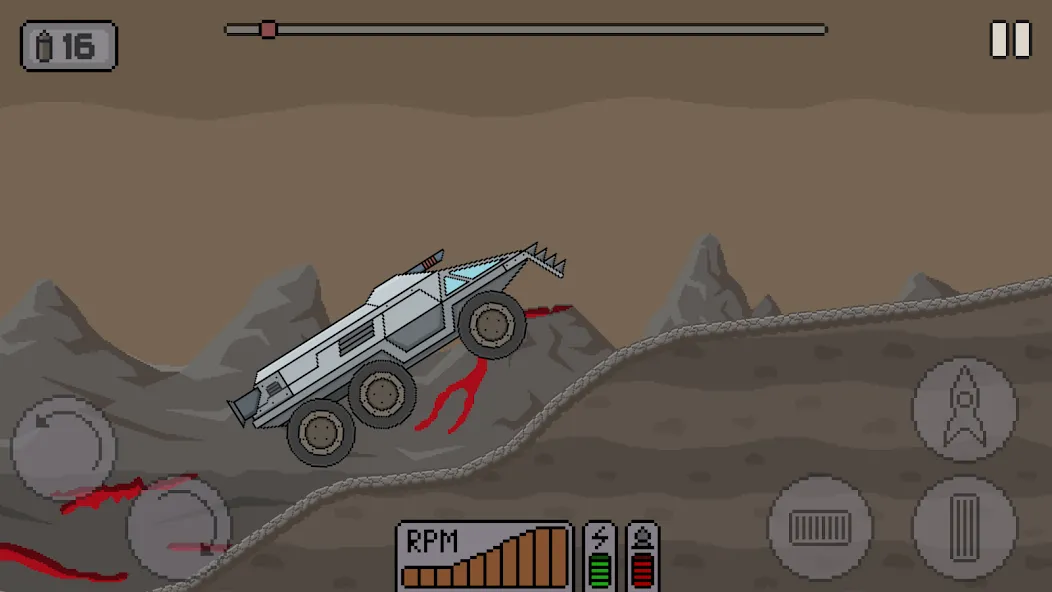Скачать Death Rover: Space Zombie Race на Андроид — Безлимитные деньги и топливо — скриншот 5