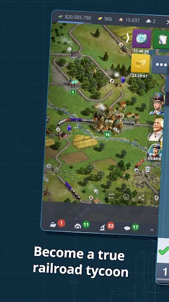 Rail Nation - Railroad Tycoon — Мод: Безлимитные деньги и ресурсы — скриншот 1 Rail Nation - Railroad Tycoon — Мод: Безлимитные деньги и ресурсы — скриншот 1