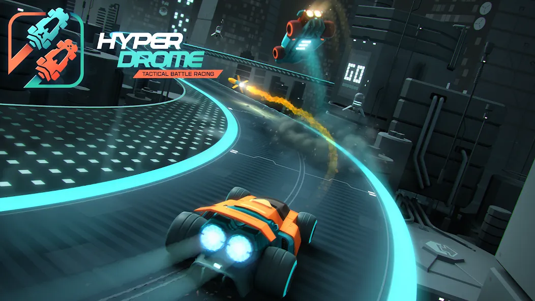 Скачать Hyperdrome — Модификация Безлимитные деньги и ускорение машин — скриншот 1
