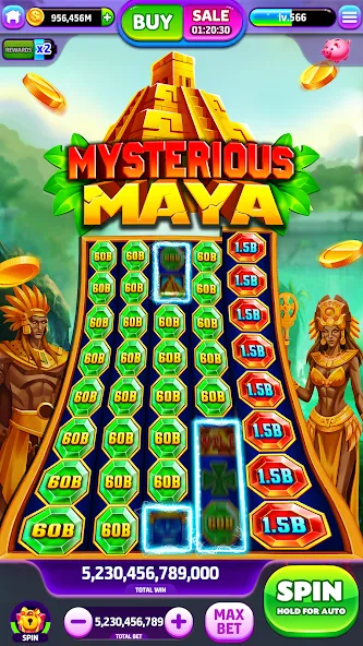 Скачать Spin To Rich - Vegas Slots MOD APK — Безлимитные монеты и джекпоты — скриншот 5