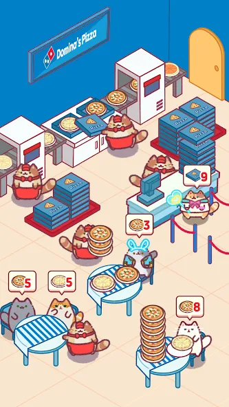 Скачать Cat Snack Bar: Cute Food Games (Мод: Безлимитные деньги и ресурсы) на Андроид — скриншот 5