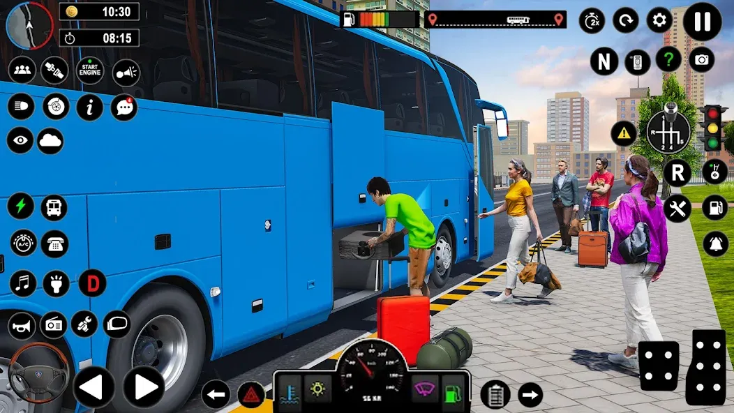 Скачать Coach Bus Games: Bus Simulator MOD APK — Безлимитные деньги и топливо — скриншот 4